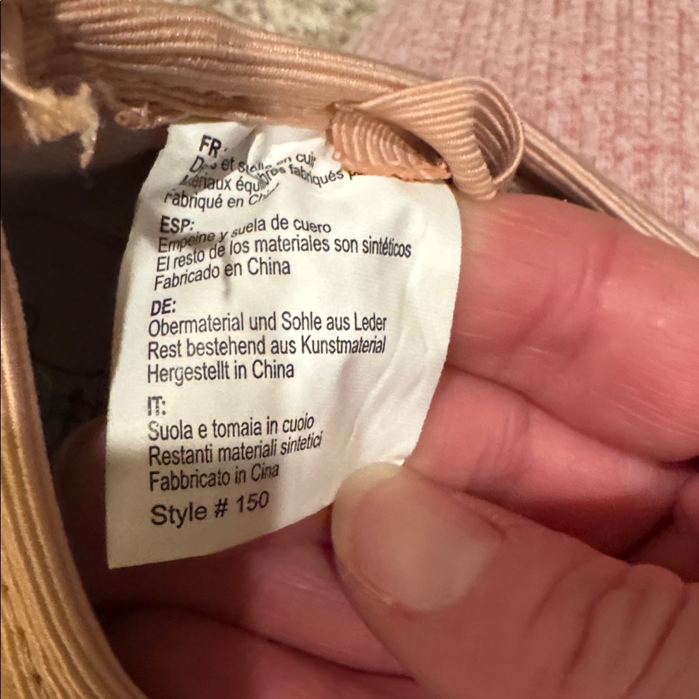 Revolution dancewear ballet slippers size 1-2 - Picture 5 of 6